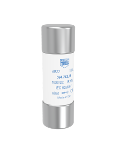 Fuse 1000VDC aBat 100A 22x65mm