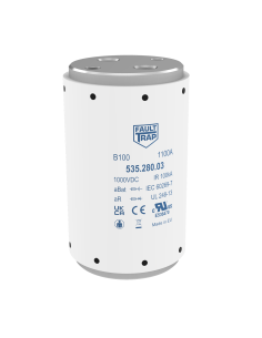 Fuse 1000VDC aBat/aR 1000A 63x106mm 2x M12 flush end terminals