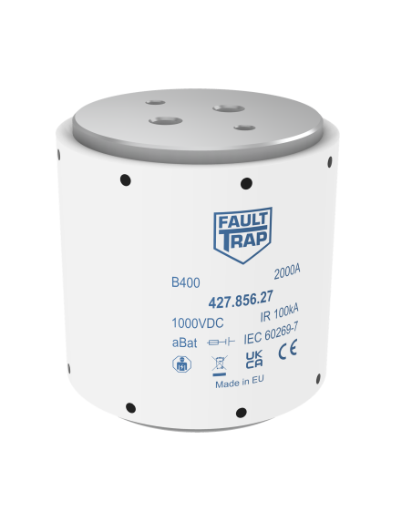 Fuse 1000VDC aBat 1800A 103x106mm 2x M12 flush end terminals