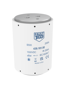 Fuse 1500VDC aBat 1500A 103x144mm 2x M12 flush end terminals and microswitch adapter