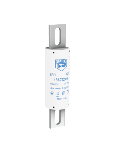 Fuse 1500VDC aBat 200A 50x215mm axial terminals, fixing centres 168mm