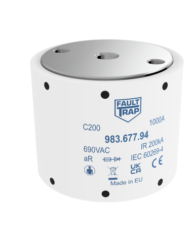 Fuse 690VAC aR 800A size 2 61x50mm M10 flush end terminals