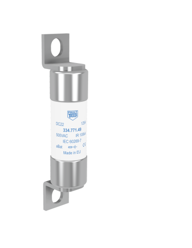 Fuse 1000VDC aBat 63A 22x65mm surface mount, fixing centres 87mm