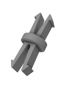 Assembly pin for modular fuseholders ZRDU and ZVJM