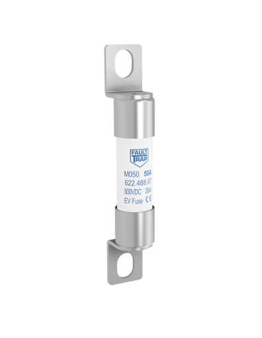 Fuse 500VDC EV-full range 15A 10x38mm surface mount, fixing centres 53mm