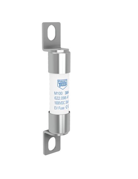 Fuse 1000VDC EV-full range 25A 10x38mm surface mount, fixing centres 53mm