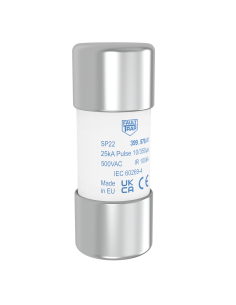 Fuse 500VAC 22x58mm for protection of SPD with Iimp up to 25kA 10/350µs