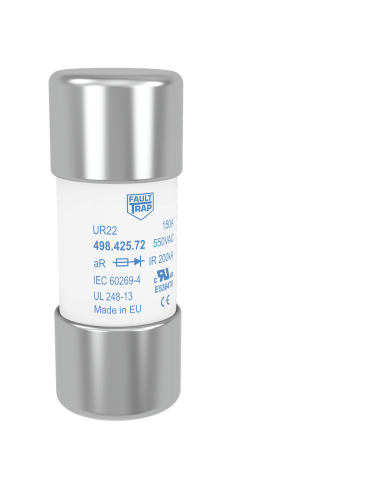 Fuse 500VAC IEC/550VAC UL aR125A 22x58mm