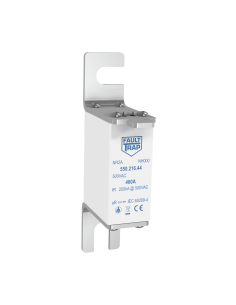 Fuse 690VAC/700VDC aR 125A DIN000/80 with indicator and with lug for microswitch fitting - fixing centres 80mm