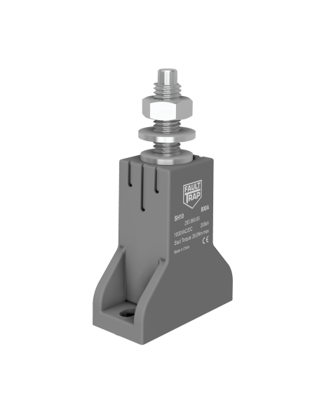 Stud fuse holder M10 with washer and nut