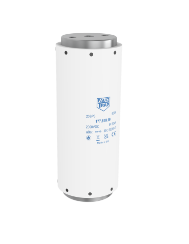 Fuse 2000VDC aBat 350A 76x194mm Flush-End Terminals M12