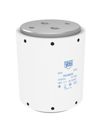 Fuse 1000VDC aBat 1500A 89x106mm 2x M12 flush end terminals