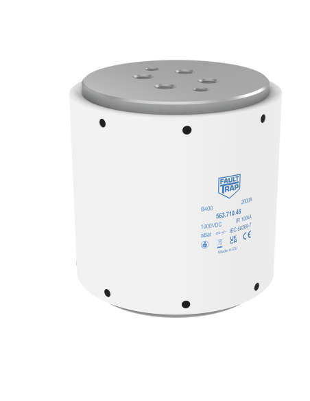 Fuse 1000VDC aBat 1600A 103x106mm 4x M10 flush end terminals