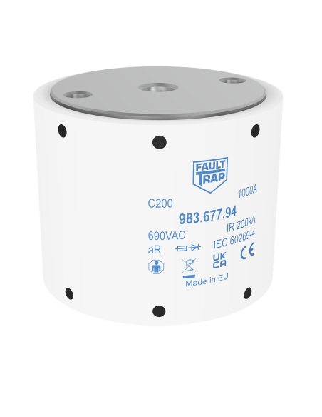 Fuse 690VAC aR 700A size 2 61x50mm M10 flush end terminals