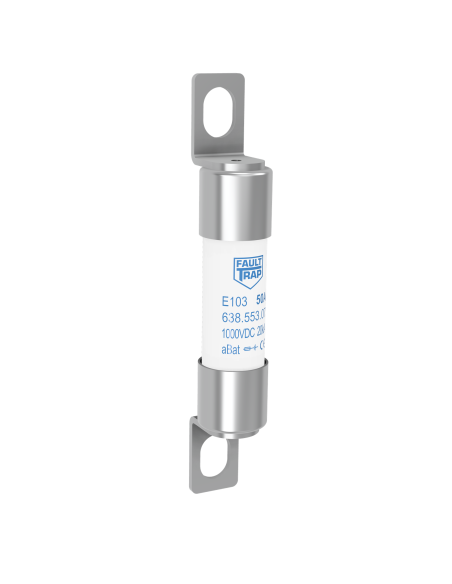 Fuse 1000VDC aBat 25A 10x38mm surface mount, fixing centres 52mm
