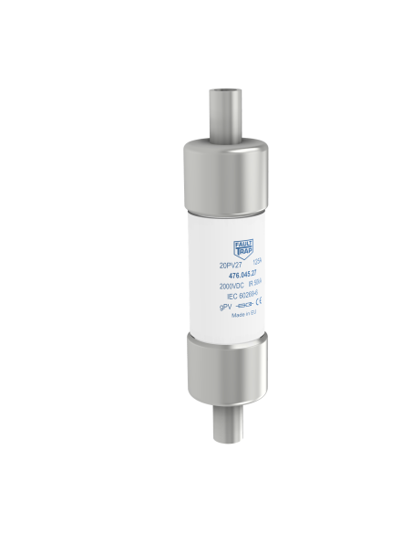 Fuse 2000VDC gPV 100A 27x85mm In-line terminal copper 4 AWG