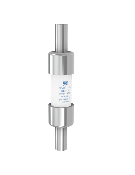 Fuse 2000VDC gPV 100A 27x85mm In-line terminal aluminum 2 AWG