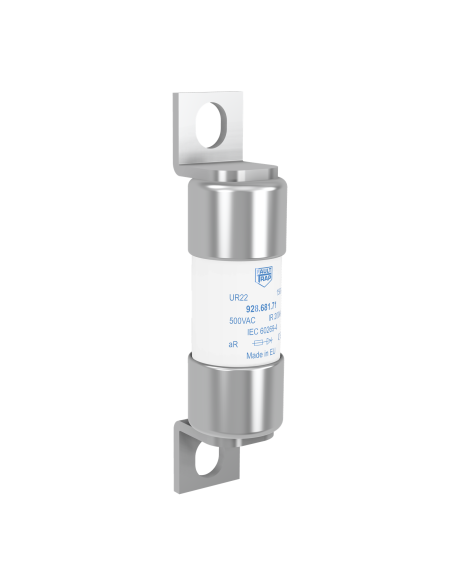 Fuse 500VAC IEC/550VAC UL aR 40A 22x58mm surface mount, fixing centres 80mm