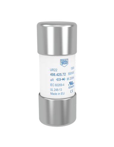 Fuse 500VAC IEC/550VAC UL aR 12A 22x58mm