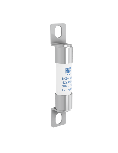 Fuse 500VDC EV-full range 50A 10x38mm surface mount, fixing centres 53mm