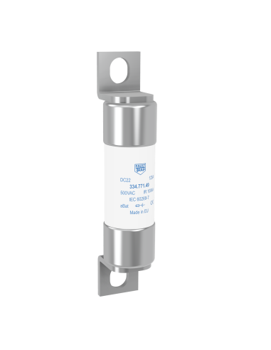 Fuse 1000VDC aBat 125A 22x65mm surface mount, fixing centres 87mm