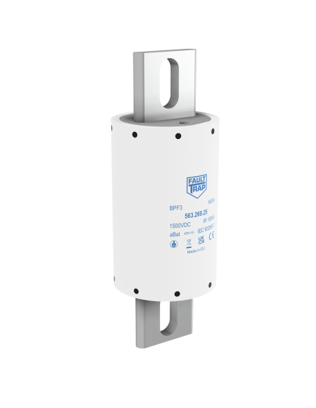 Fuse 1500VDC aBat 700A 76x215mm axial terminals, fixing centres 171mm