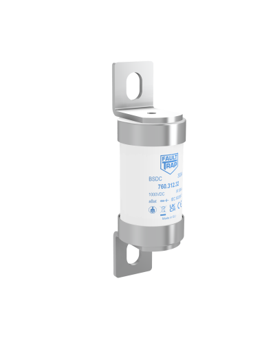 Fuse 1000VDC aBat  300A 38x127mm axial terminals, fixing centres 99mm