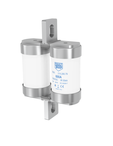 Fuse 1000VDC aBat 500A 2x38x127mm fixing centres 99mm