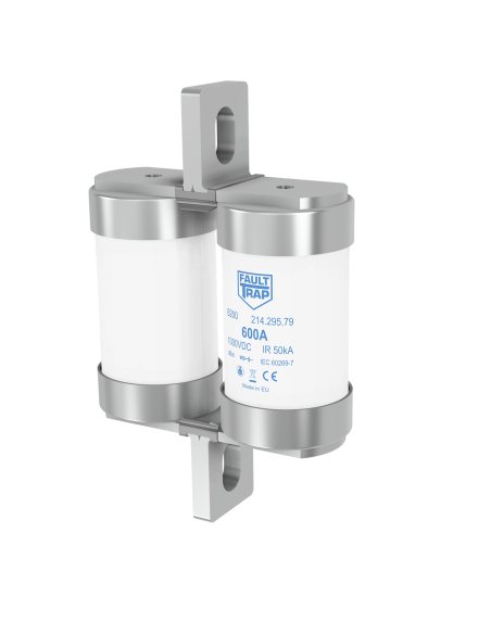 Fuse 1000VDC aBat 600A 2x38x127mm fixing centres 99mm