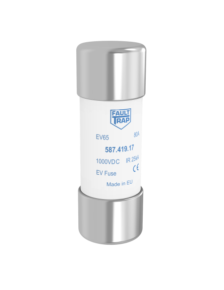Fuse 1000VDC EV-Full Range 80A 22x65mm