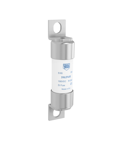 Fuse 1000VDC EV-Full Range 25A 22x65mm surface mount, fixing centres 87mm