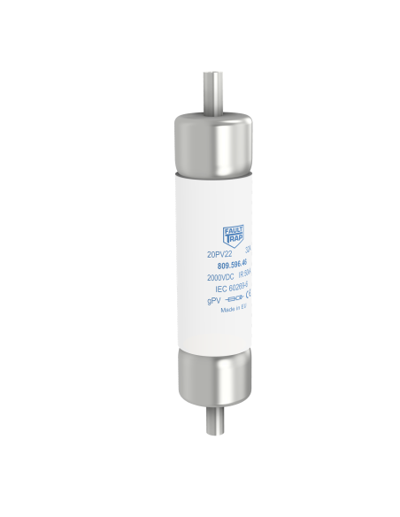 Fuse 2000VDC gPV  15A 22x85 in-line copper 10/12 AWG
