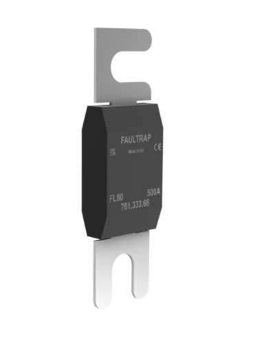 Fuse 80V DC 100A for battery protection - fixing centres 60mm