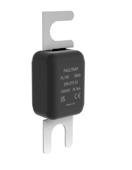 Fuse 150V DC 400A for battery protection - fixing centres 60mm