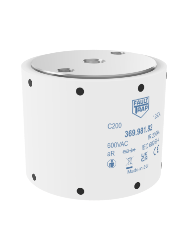 Fuse 690VAC aR 630A size 2 61x50mm M10 flush end terminals