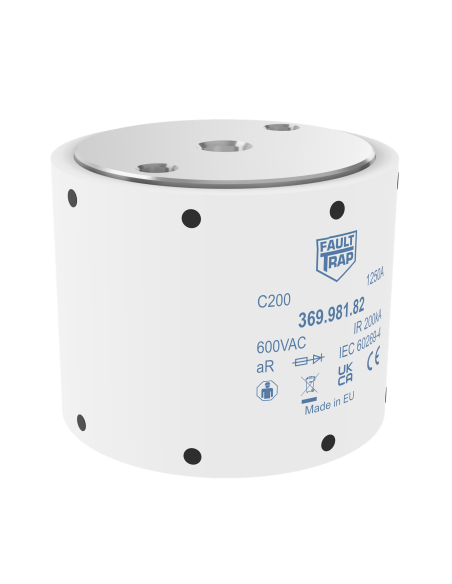 Fuse 690VAC aR 630A size 2 61x50mm M10 flush end terminals