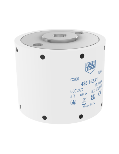 Fuse 690VAC aR 900A size 2 61x52,4mm M10 flush end terminals