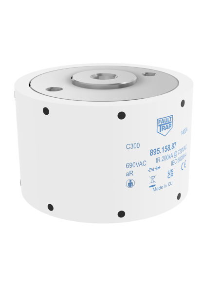 Fuse 690VAC aR 1400A size 3 76x52,4mm M12 flush end terminals