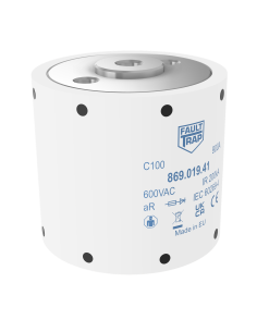 Fuse 690VAC aR 200A size 1 53x52,4mm M8 flush end terminals