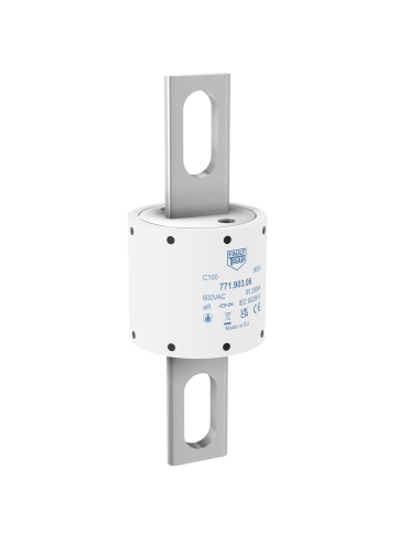 Fuse 690VAC aR 400A size 1 53x153mm axial mount terminals 110mm