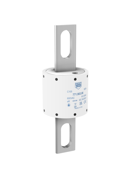 Fuse 690VAC aR 700A size 1 53x153mm axial mount terminals 110mm